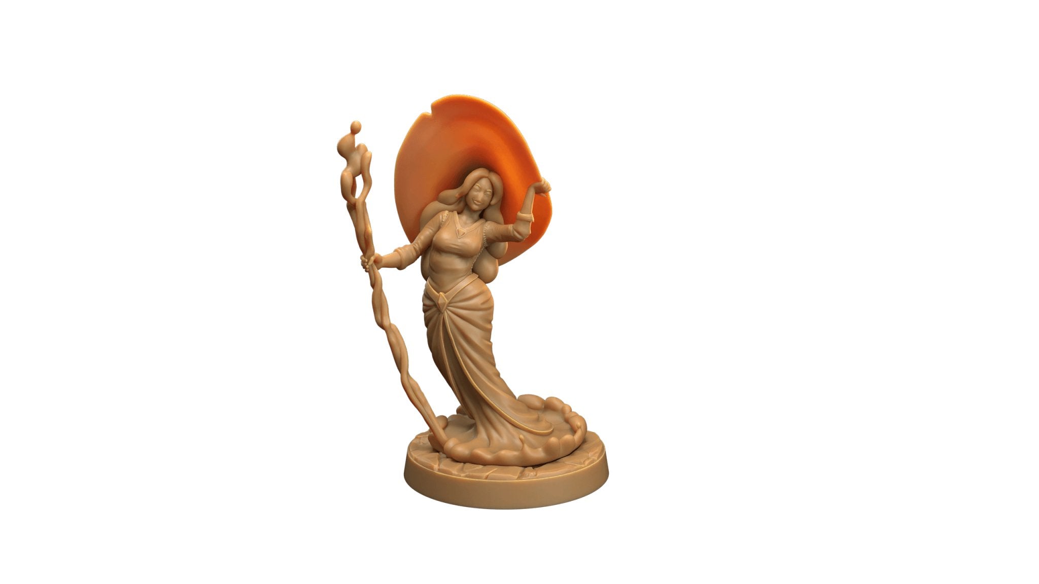 Female Plasmoid Druid   Spellcaster   Witch Miniature – Mini Megastore