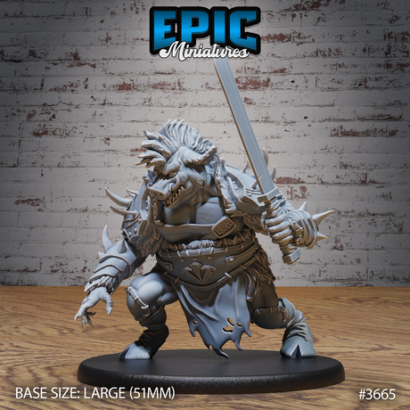 Boar Folk Outlaw Miniature