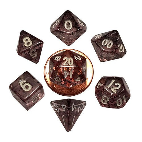 10mm Mini Polyhedral Dice set - Mini Megastore