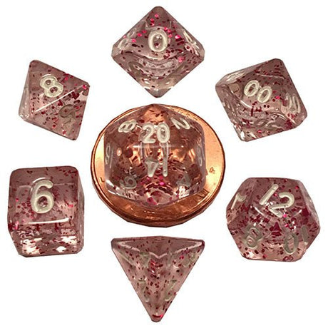 10mm Mini Polyhedral Dice set - Mini Megastore