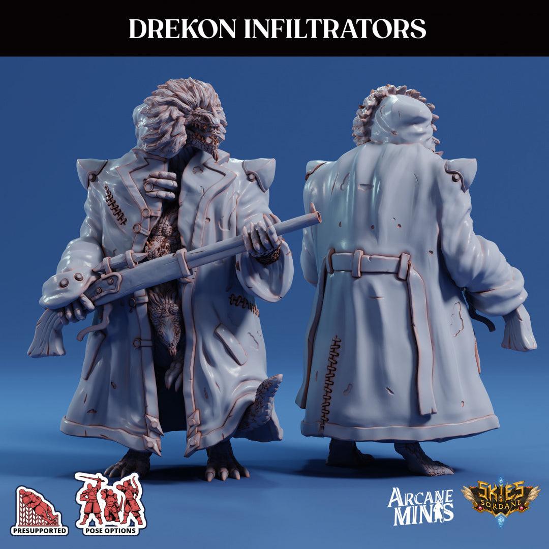 3 Kobolds in a Trench Coat Miniatures - Mini Megastore