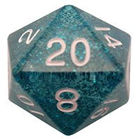 35mm Mega Acrylic D20 - Mini Megastore