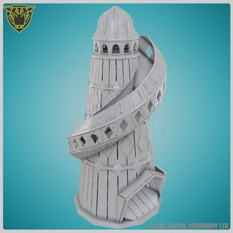 3D Printed Helter Skelter Dice Tower - Mini Megastore