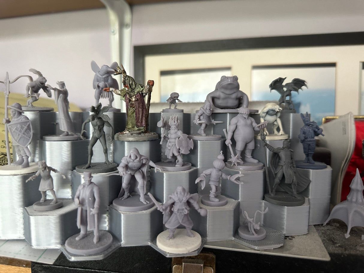 5 Tier Hex Riser to show off your Miniatures! - Mini Megastore