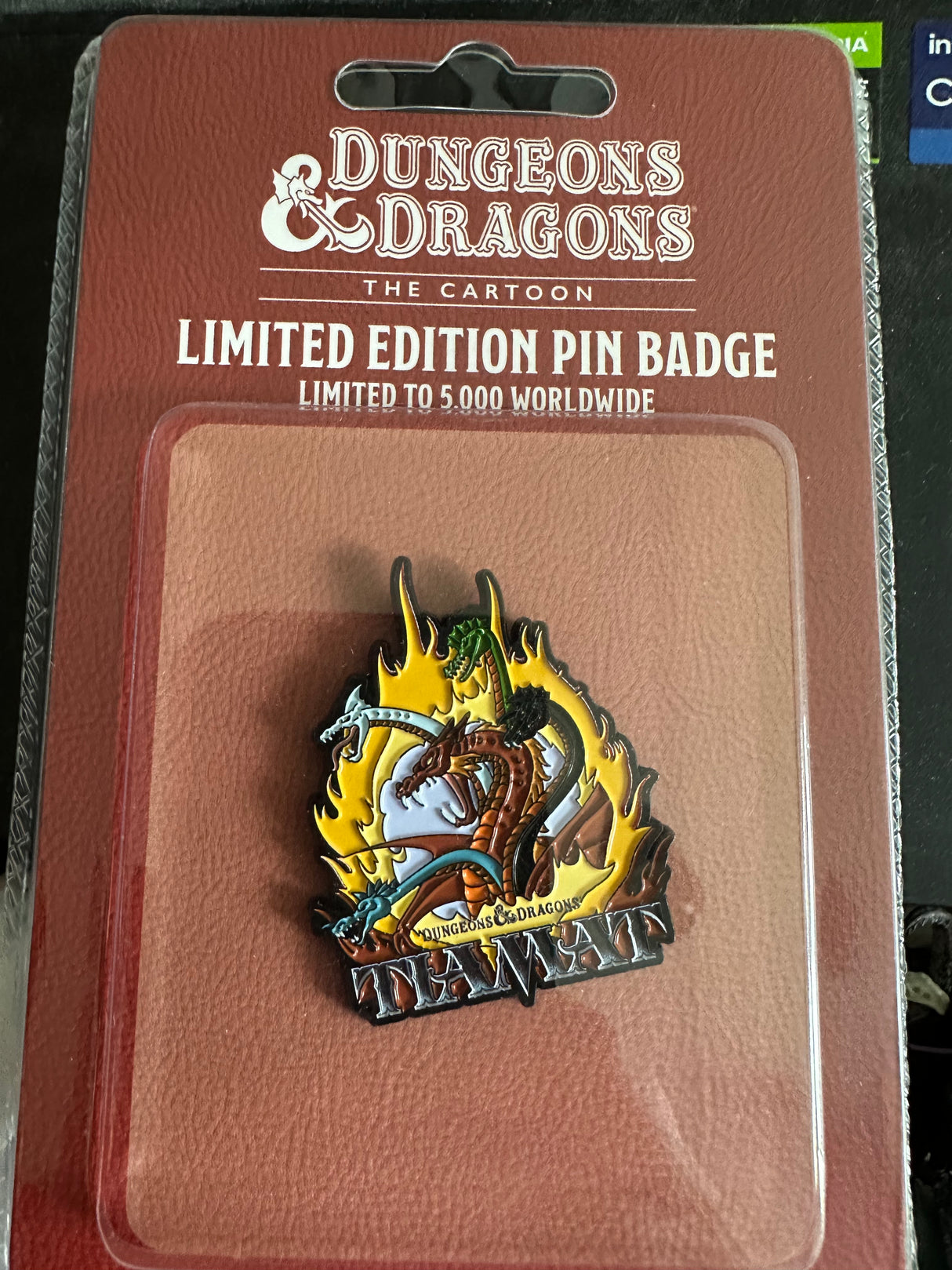 D&D The Cartoon 40th Anniversary Pin Badge - Tiamat