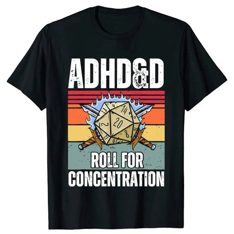 ADHD&D T-shirt - Mini Megastore