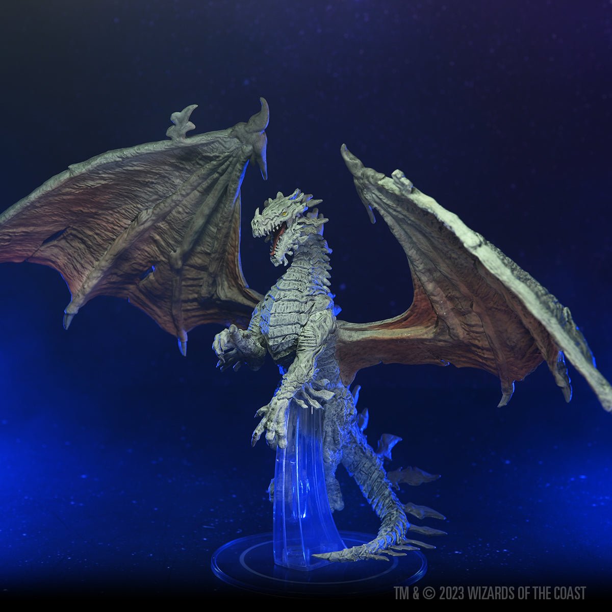 Adult Lunar Dragon: Prepainted Icons of the Realms Miniature - Mini Megastore