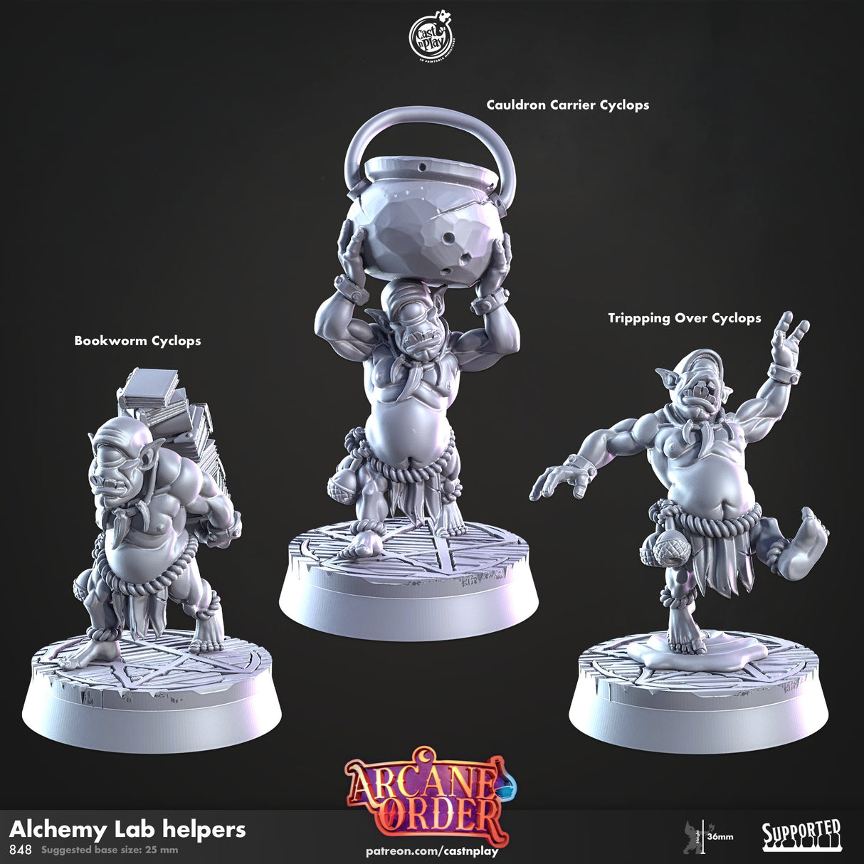 Alchemy Lab Helper Cyclops Miniatures - Mini Megastore