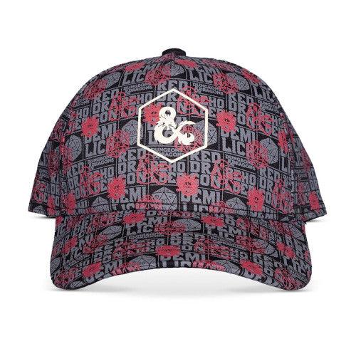 All over print official D&D Cap by HASBRO - Mini Megastore