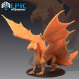 Ancient Brass Dragon Miniature - Mini Megastore