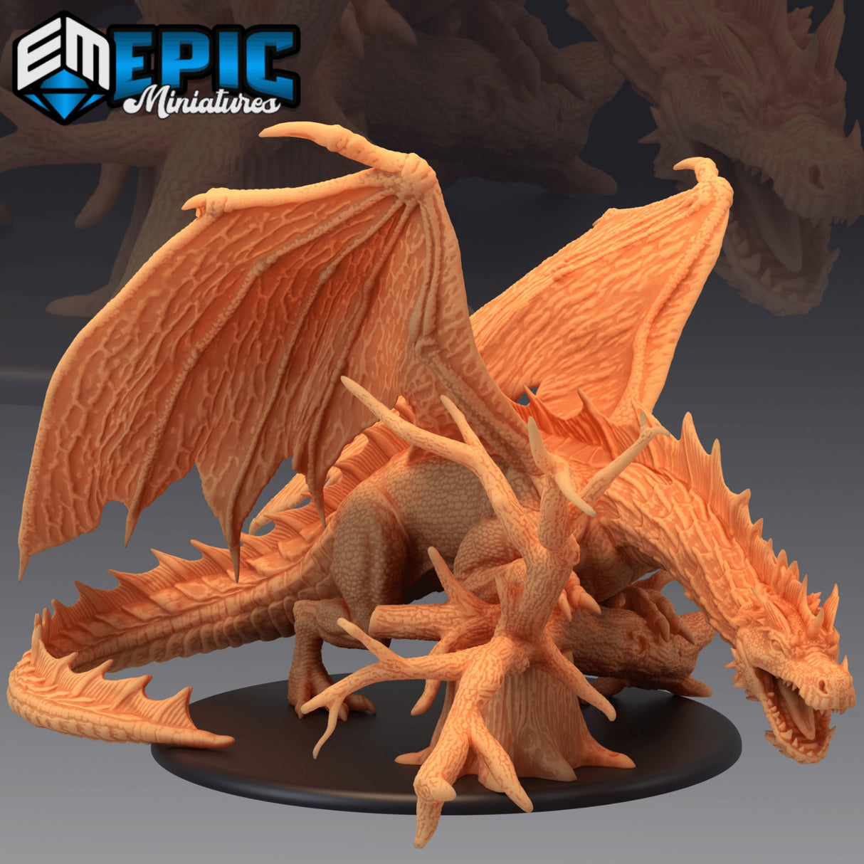 Ancient Green Dragon Miniature - Mini Megastore