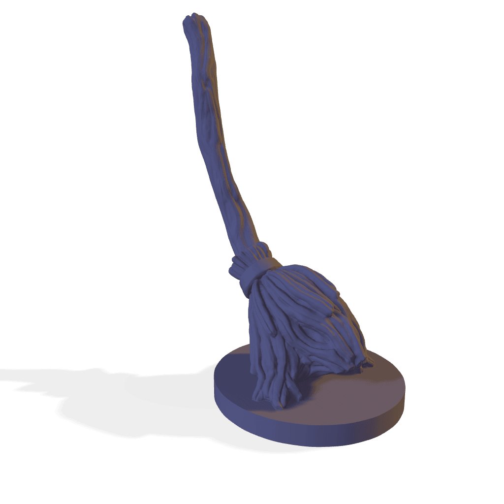 Animated Broom Miniature - Mini Megastore