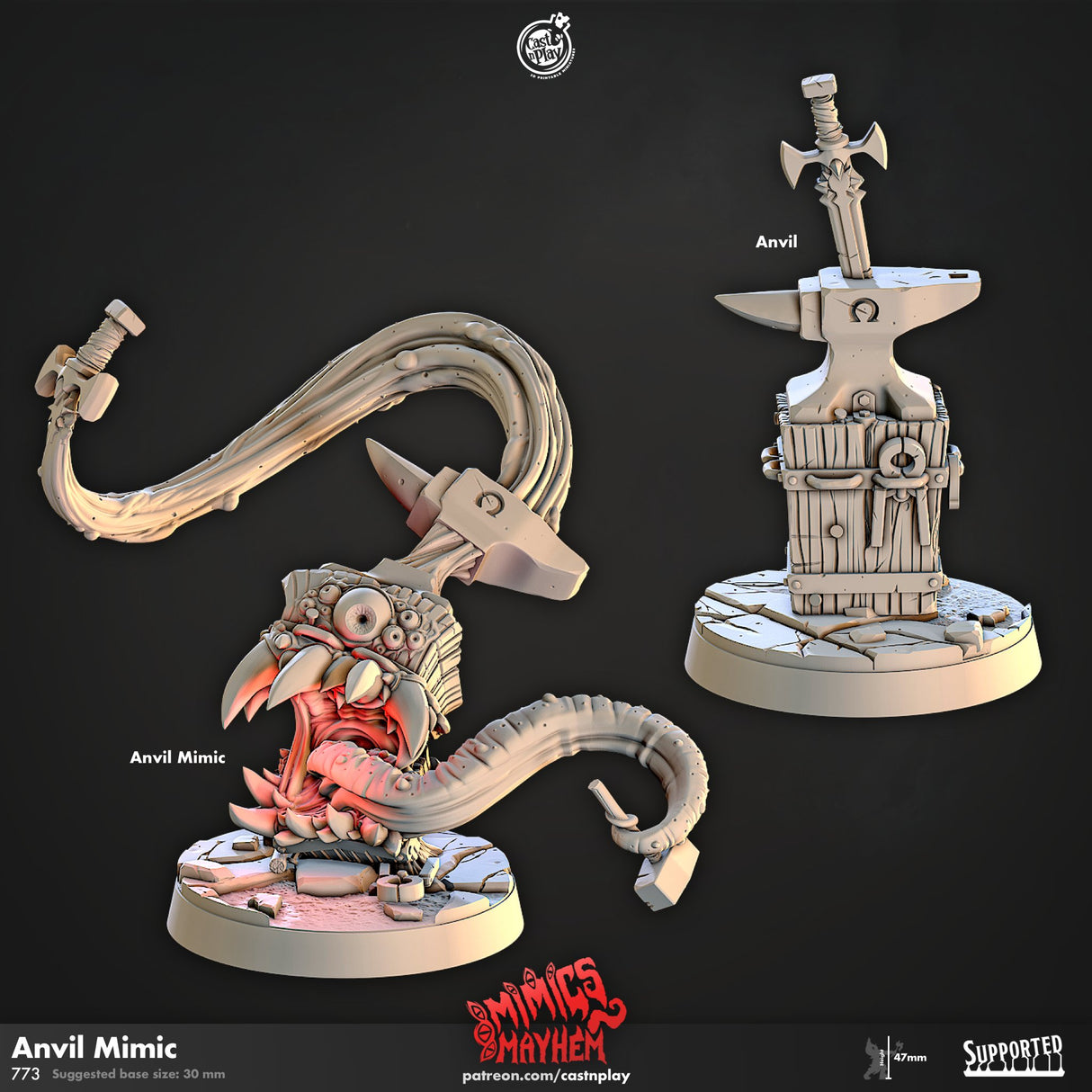 Anvil Mimic Miniature - Mini Megastore