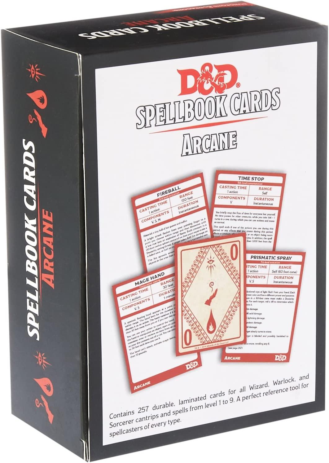 Arcane Spell Cards - Mini Megastore