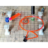 Area of Effect Spell Templates Set of 15 (Included Cube, Cone, Circle, and Line) Acrylic AOE Damage Marker Tabtop RPG Gaming - Mini Megastore