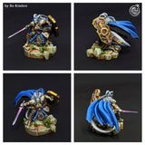 Artza The Paladin - Female Tiefling Paladin Miniature at multiple levels - Mini Megastore