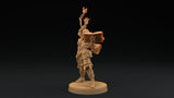 Bamf Tx'aru, Sea Elf / Prax / Triton Wizard / Warlock Miniature - Mini Megastore