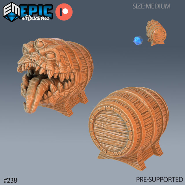 Barrel Mimic Miniature - Mini Megastore