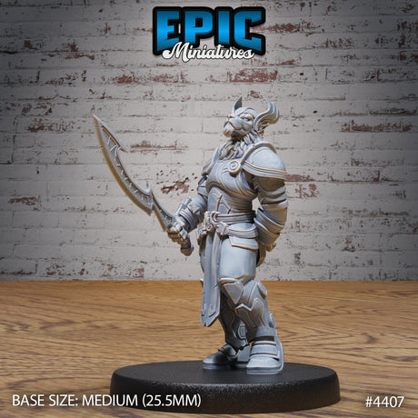 Beast Folk Paladin Miniature - Mini Megastore