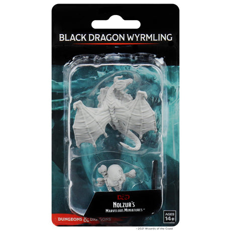 Black Dragon Wyrmling: Nolzur's Marvelous Miniatures - Mini Megastore