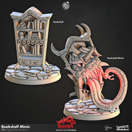 Bookshelf Mimic Miniature - Mini Megastore