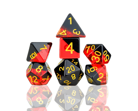 Brimstone Polyhedral Dice Set - Mini Megastore