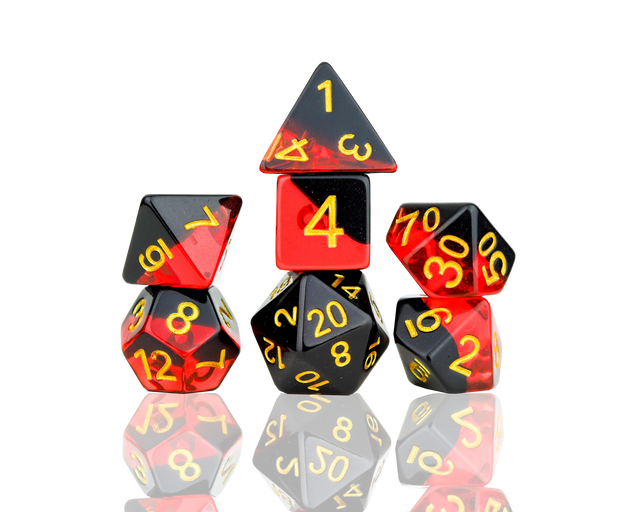 Brimstone Polyhedral Dice Set - Mini Megastore