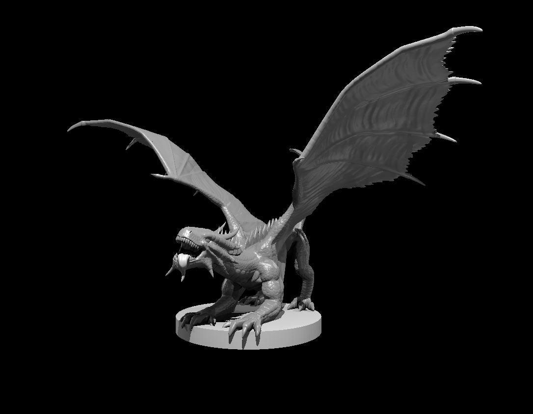 Bronze Dragon Miniature - Mini Megastore