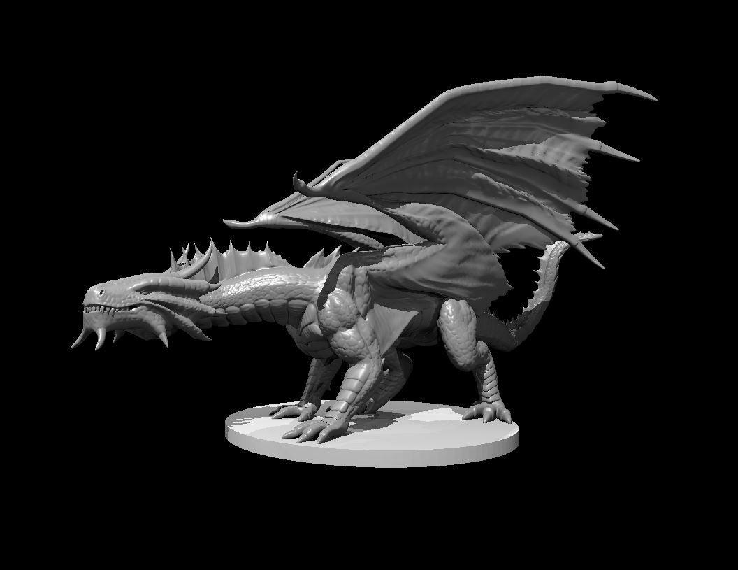 Bronze Dragon Miniature - Mini Megastore