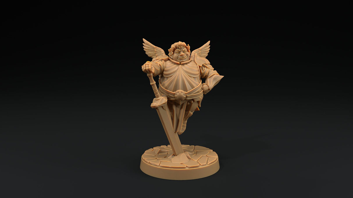 Bruce Bullymont - Aasimar (possibly) Fighter / Paladin Miniature - Mini Megastore