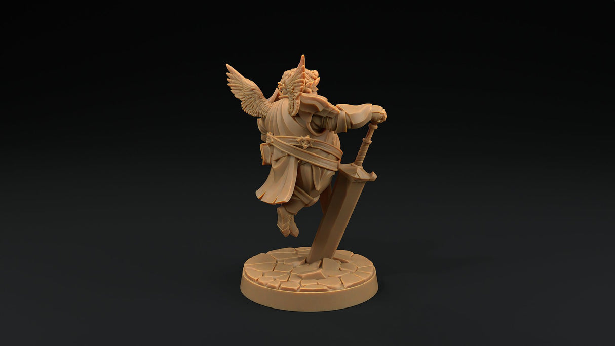 Bruce Bullymont - Aasimar (possibly) Fighter / Paladin Miniature - Mini Megastore