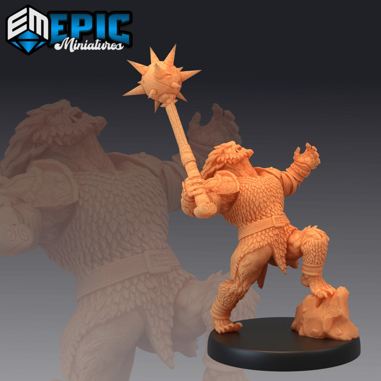 Bugbear Warrior Miniature - Mini Megastore