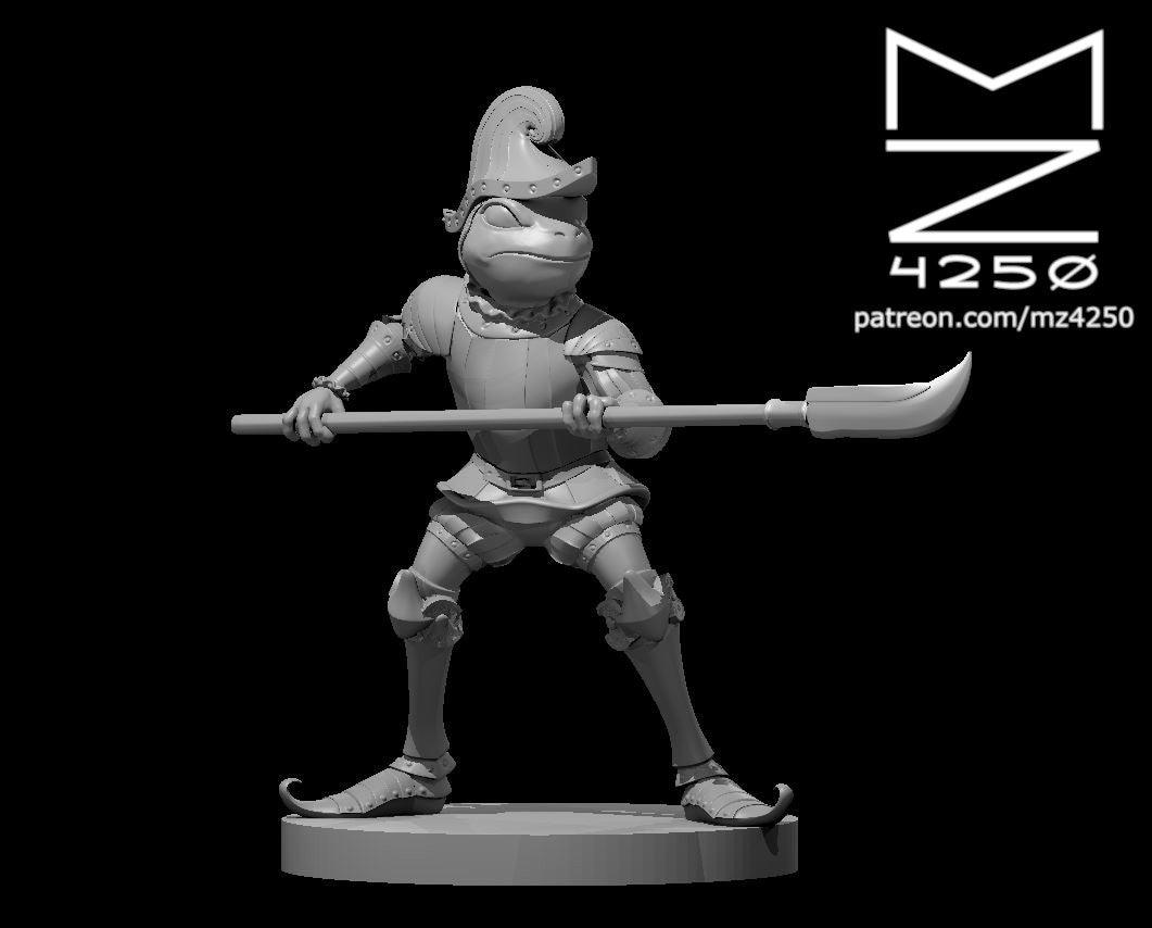 Bullywug Knight Miniature - Mini Megastore