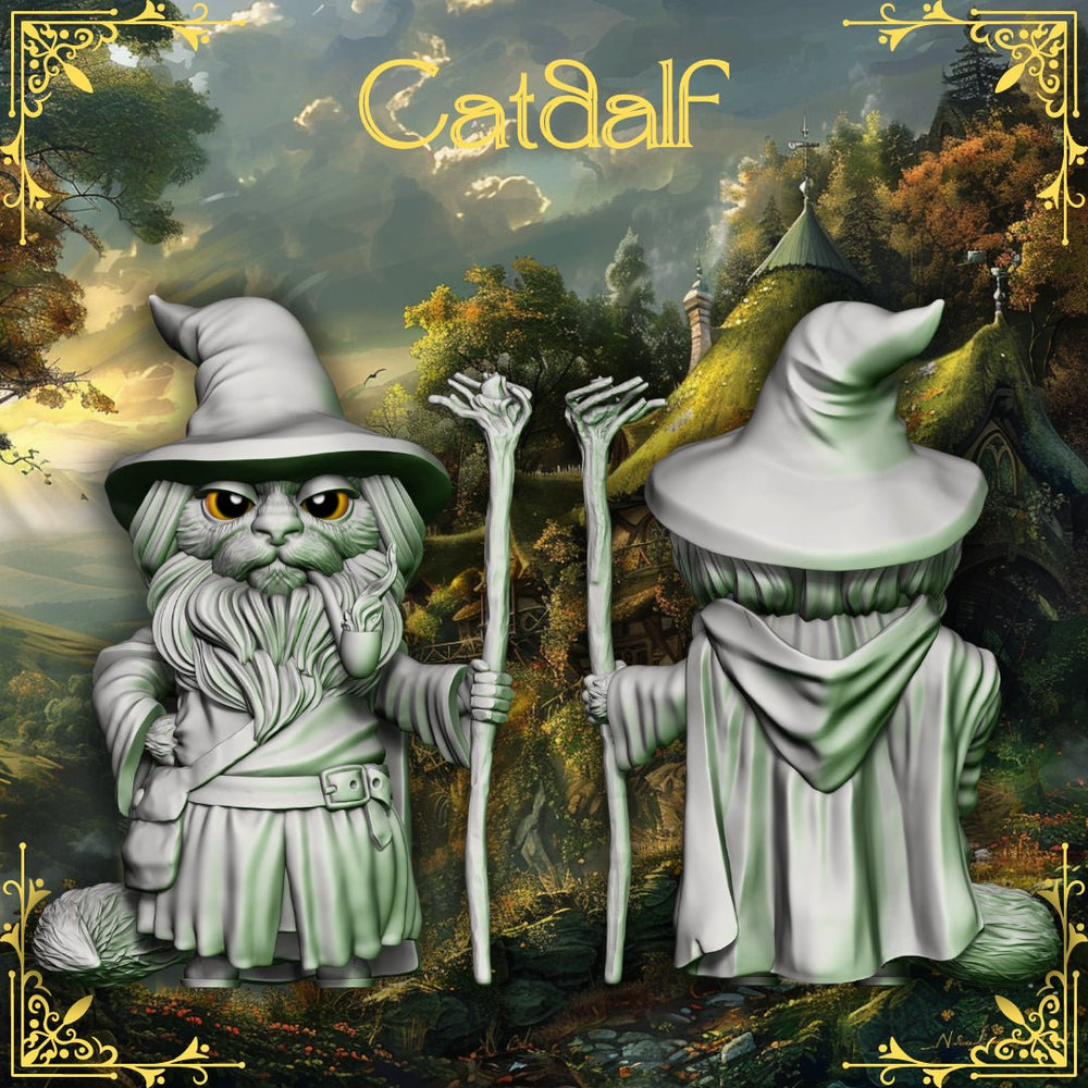 Catdalf: Lord of the Cats Miniature - Mini Megastore