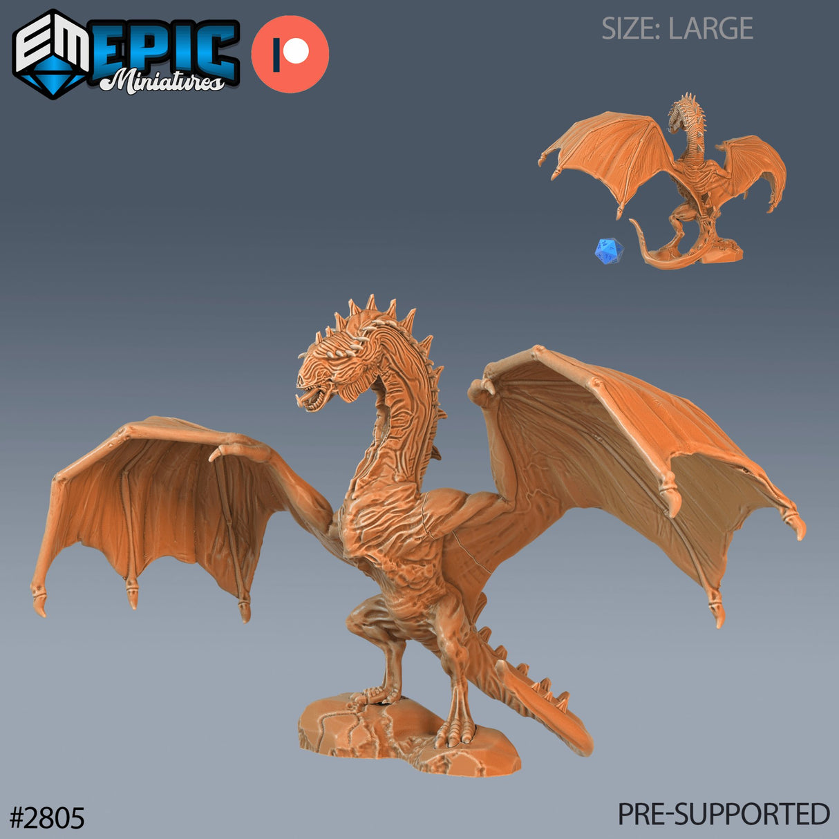 Cave Wyvern Miniature - Mini Megastore