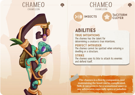 Chamo the Chameleon Companion Miniatures - Mini Megastore