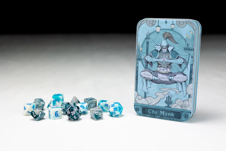 Character Class Dice Set in Tin - The Monk - Mini Megastore