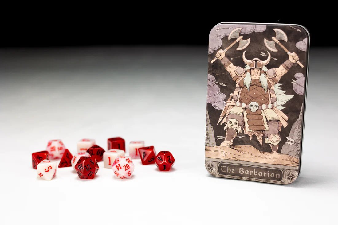 Character Class Dice & Tin: The Barbarian - Mini Megastore