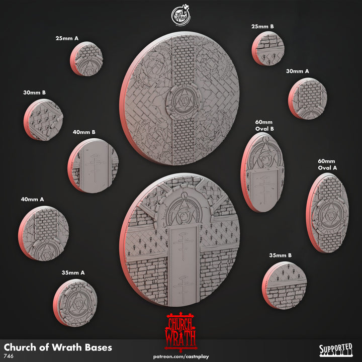 Church of Wrath Bases - Mini Megastore