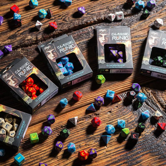 Classic Runic Dice Sets - Mini Megastore