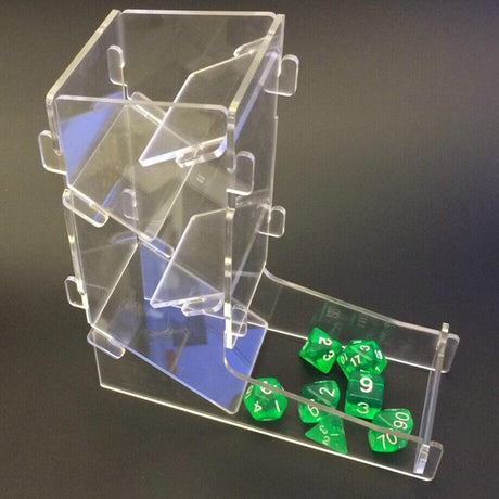 Clear Acyrlic Dice Tower - Mini Megastore