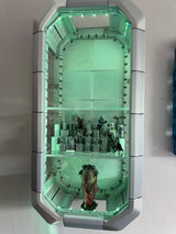 [Clearance - Premade all inclusive 330 x 330x144 White Display Case] 3D Printed Modular Display Case for Miniatures and More! - Mini Megastore