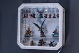 [Clearance - Premade all inclusive 330 x 330x144 White Display Case] 3D Printed Modular Display Case for Miniatures and More! - Mini Megastore