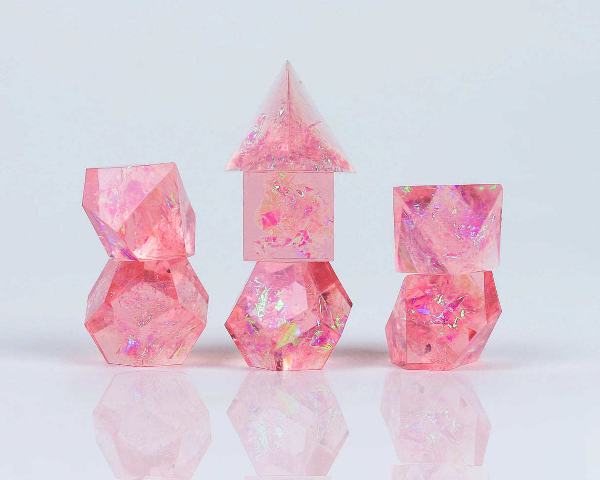 Cloak & Dagger - Pink Dice Set - Mini Megastore