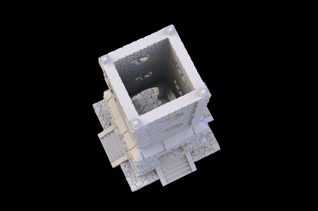 Clock Tower - 3D printed Multifloor house - Mini Megastore