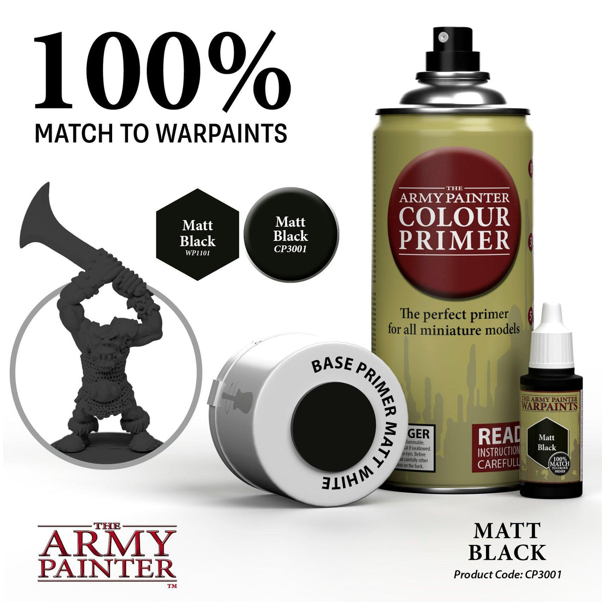 Colour Primer: Matt Black - Mini Megastore