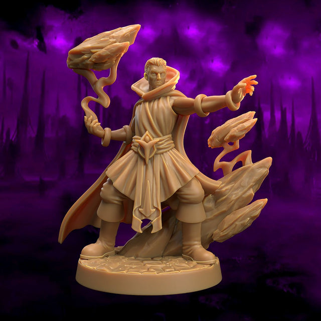 Comet Sorcerer - Human wizard / sorcerer Miniature - Mini Megastore