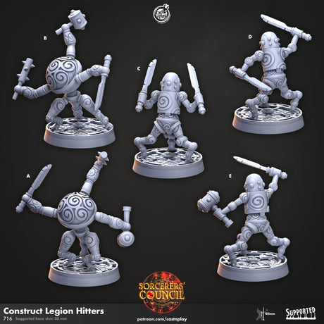 Construct Legion Hitters Miniatures - Mini Megastore