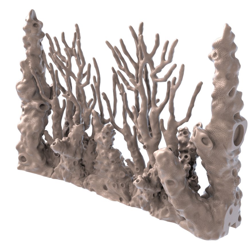 coral walls Landscape Scatter - Mini Megastore