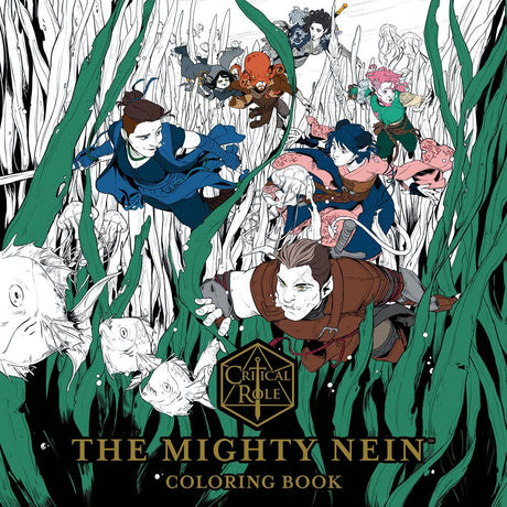 Critical Role: The Mighty Nein Coloring Book - Mini Megastore